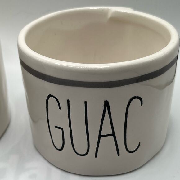 Mud Pie Salsa and Gauc nested ceramic servings bowls - Picture 6 of 9